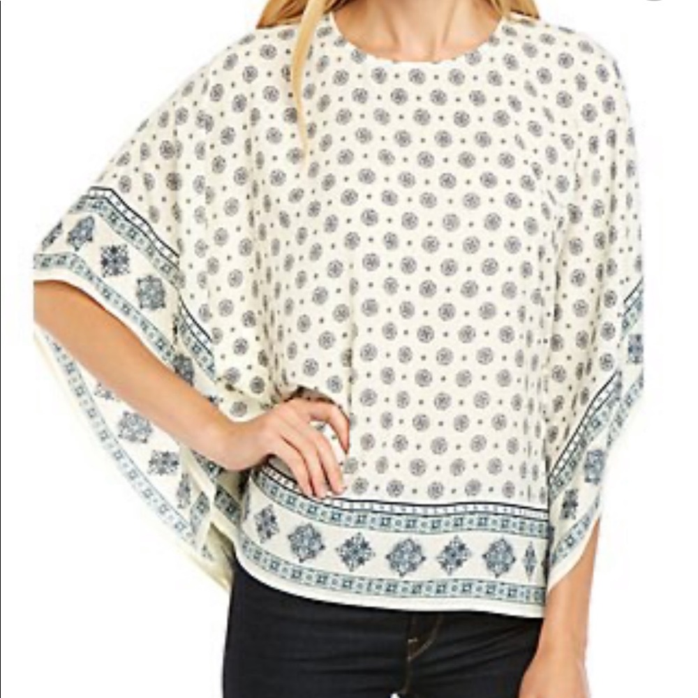 New! MICHAEL KORS Poncho-Style Top
